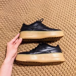 Nike air force 1 sage low sneaker. Size 8.5 in black.